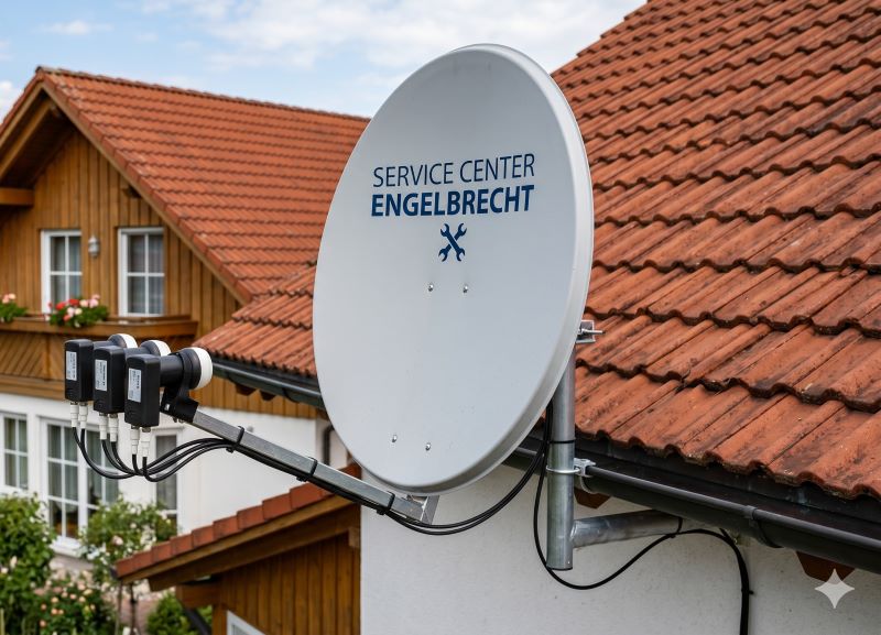 Sat Anlage drei LMB´s Montage Einmessung perfect